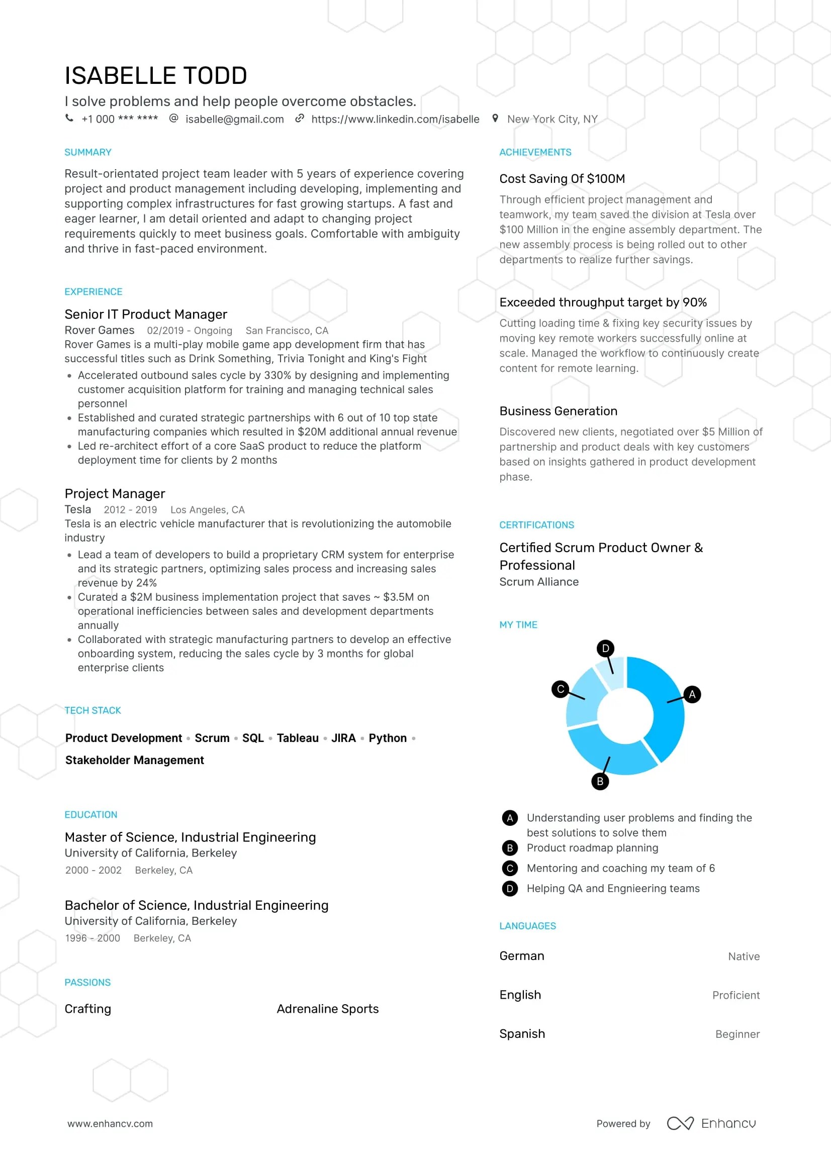 resume template zip file