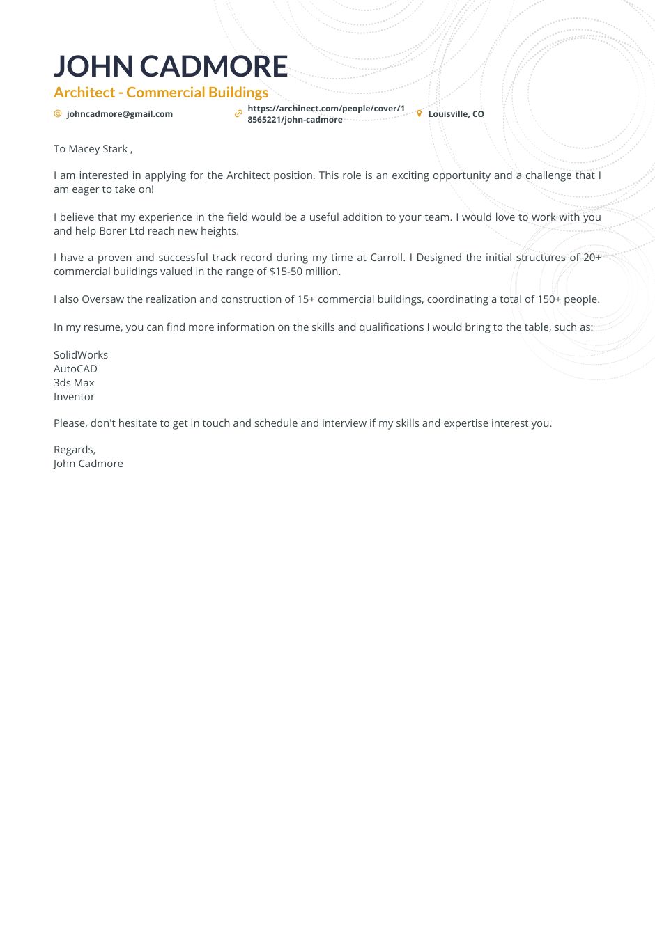 15+ Artist Cover Letter Examples RoslindElpida