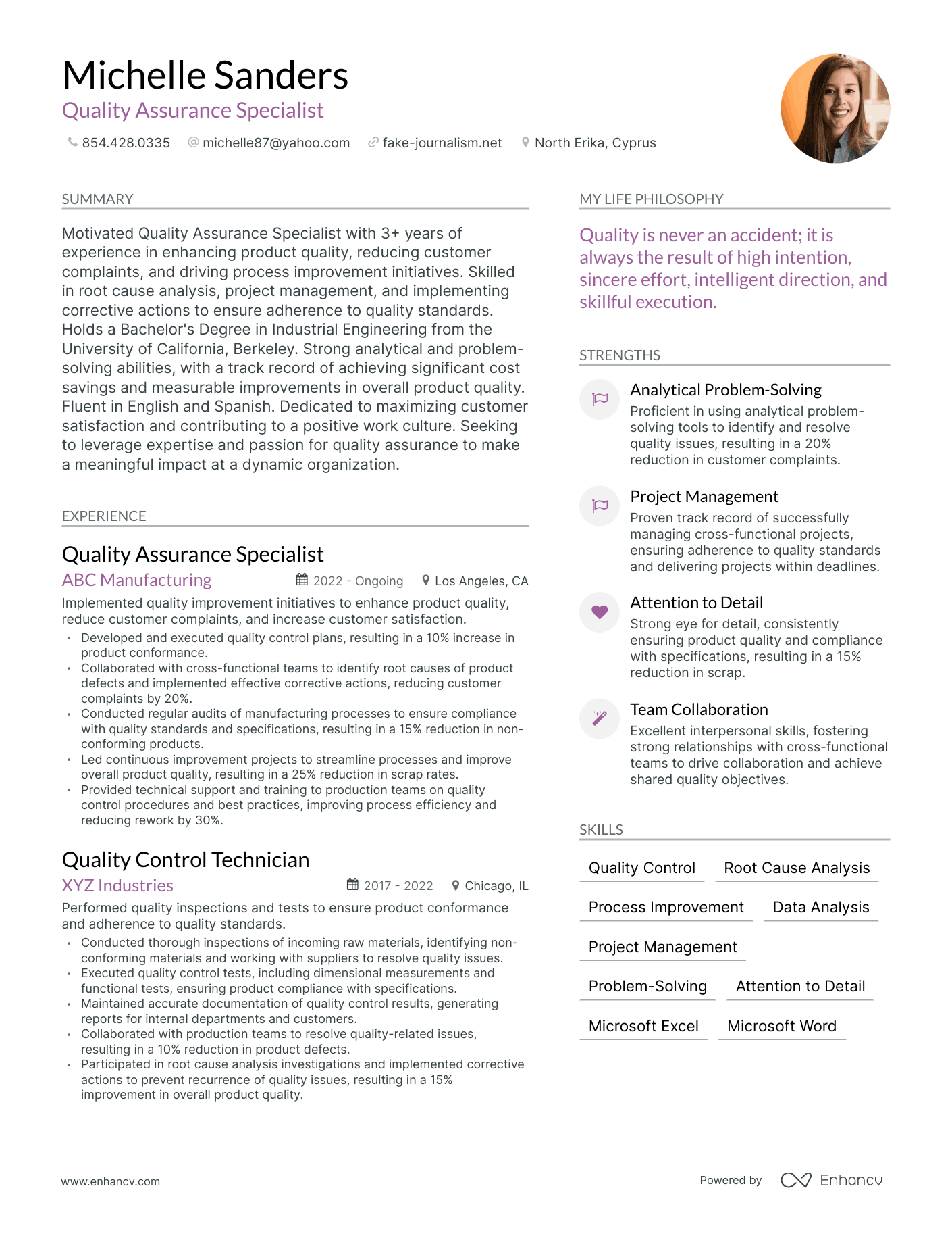 3 Quality Assurance Specialist Resume Examples & HowTo Guide for 2024