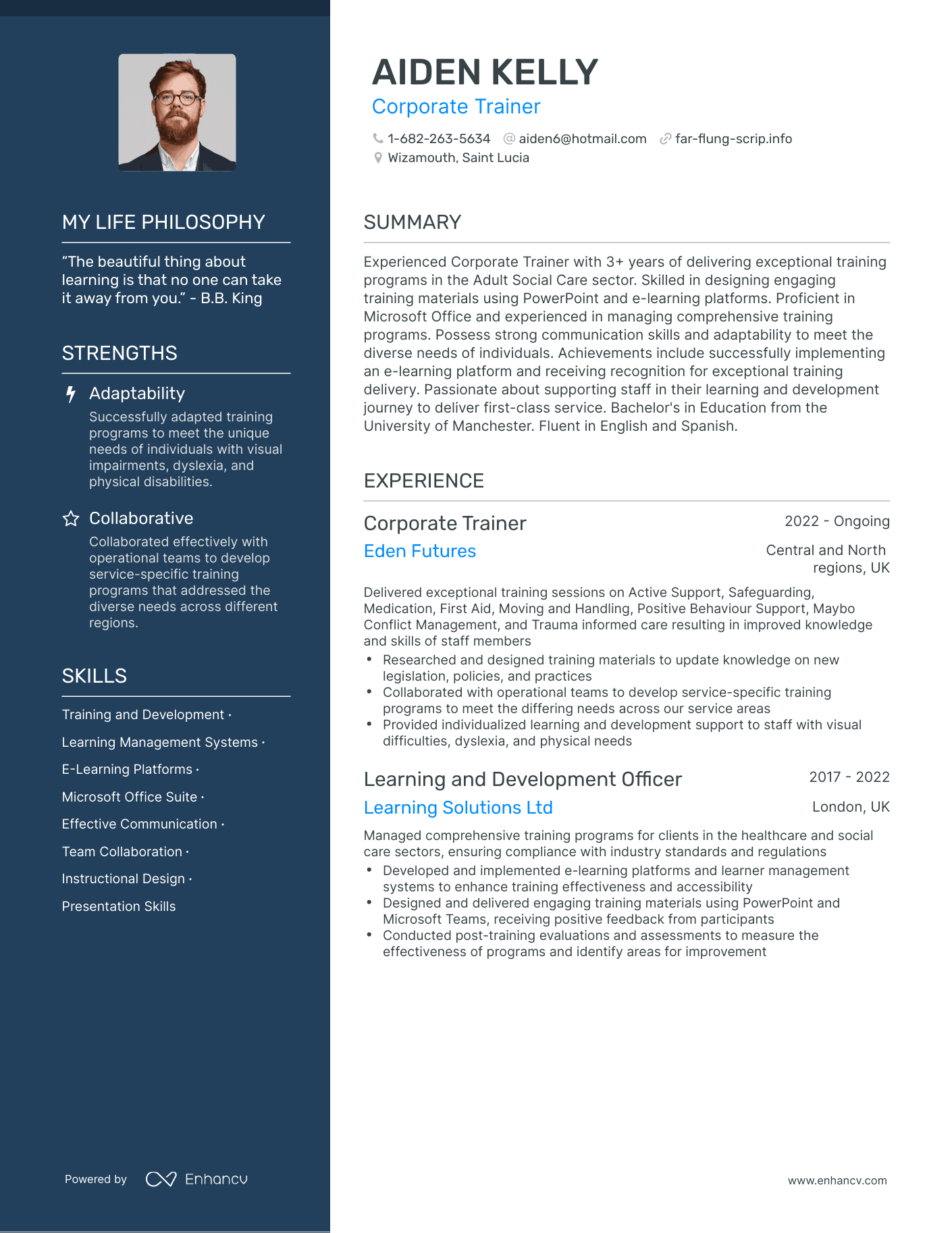 3 Successful Corporate Trainer Resume Examples And Writing Tips for 2024