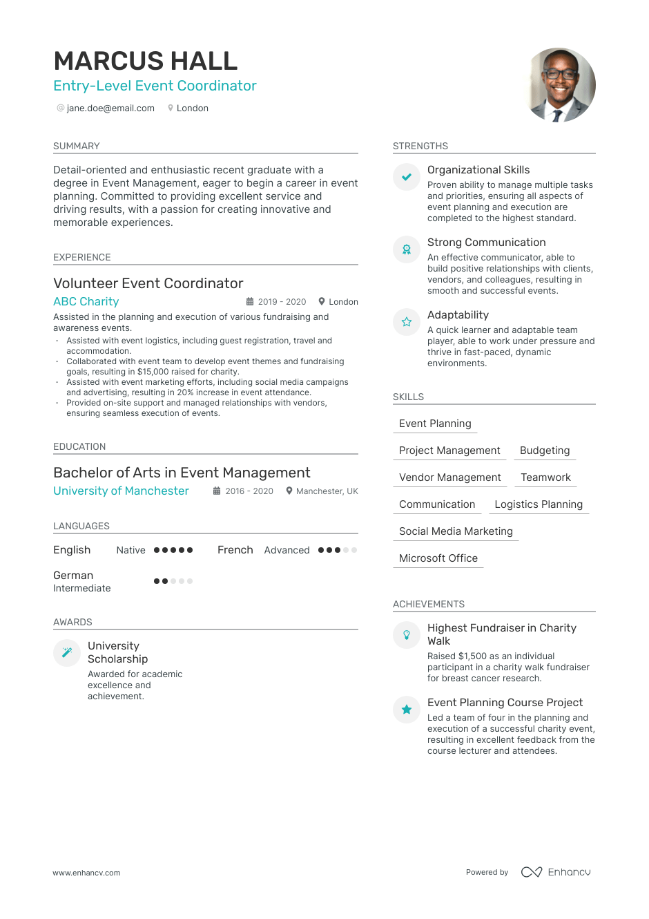 3 Event Planner CV Examples for 2023