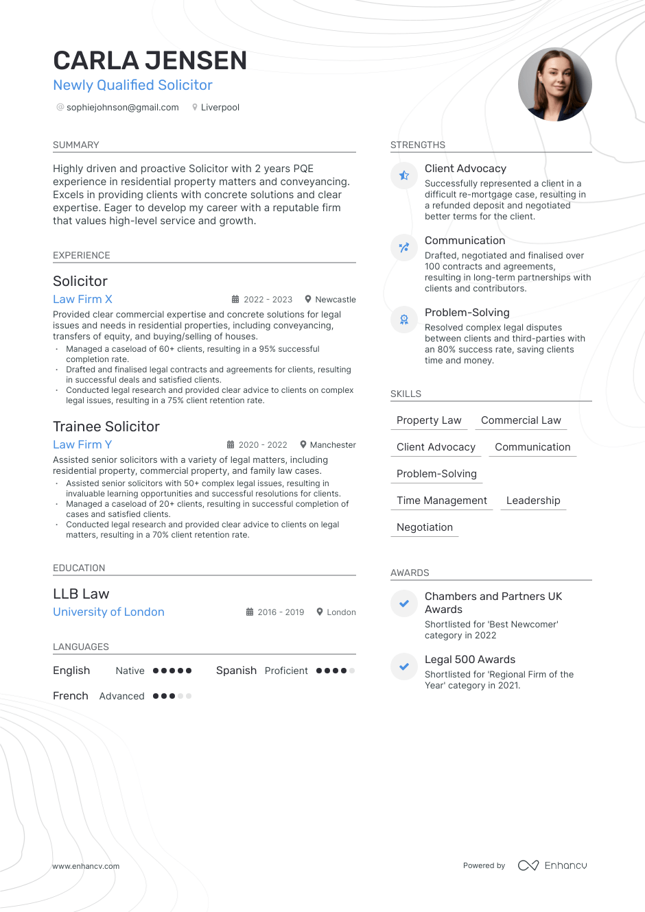 3 Solicitor CV Examples for 2023