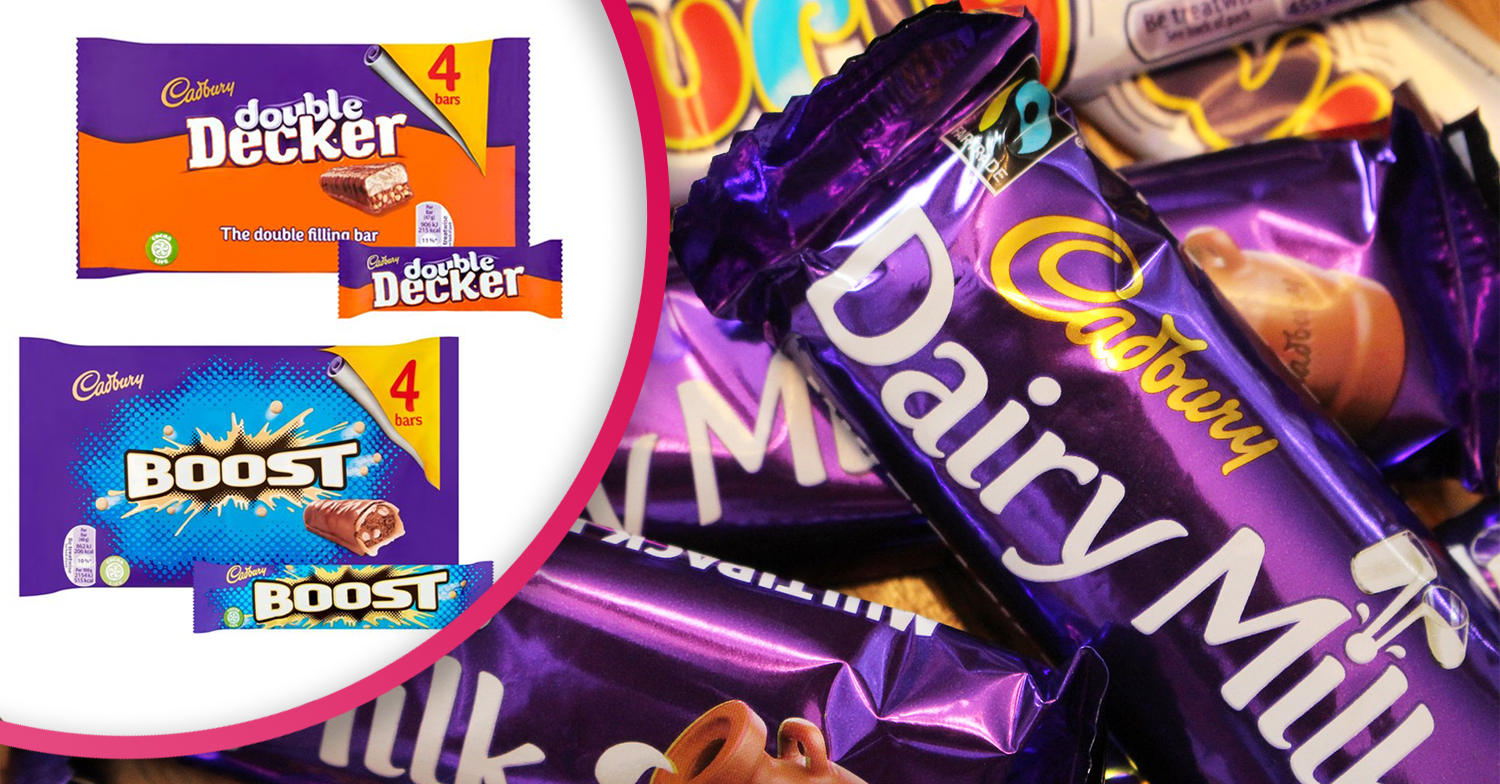 Cabury is shrinking the size of its multipack bars Entertainment Daily