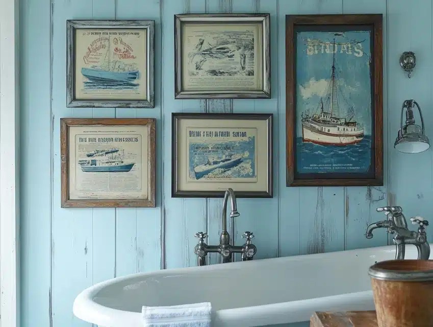 35 Retro Blue Bathroom Ideas to Inspire Your Design Enthralling Gumption