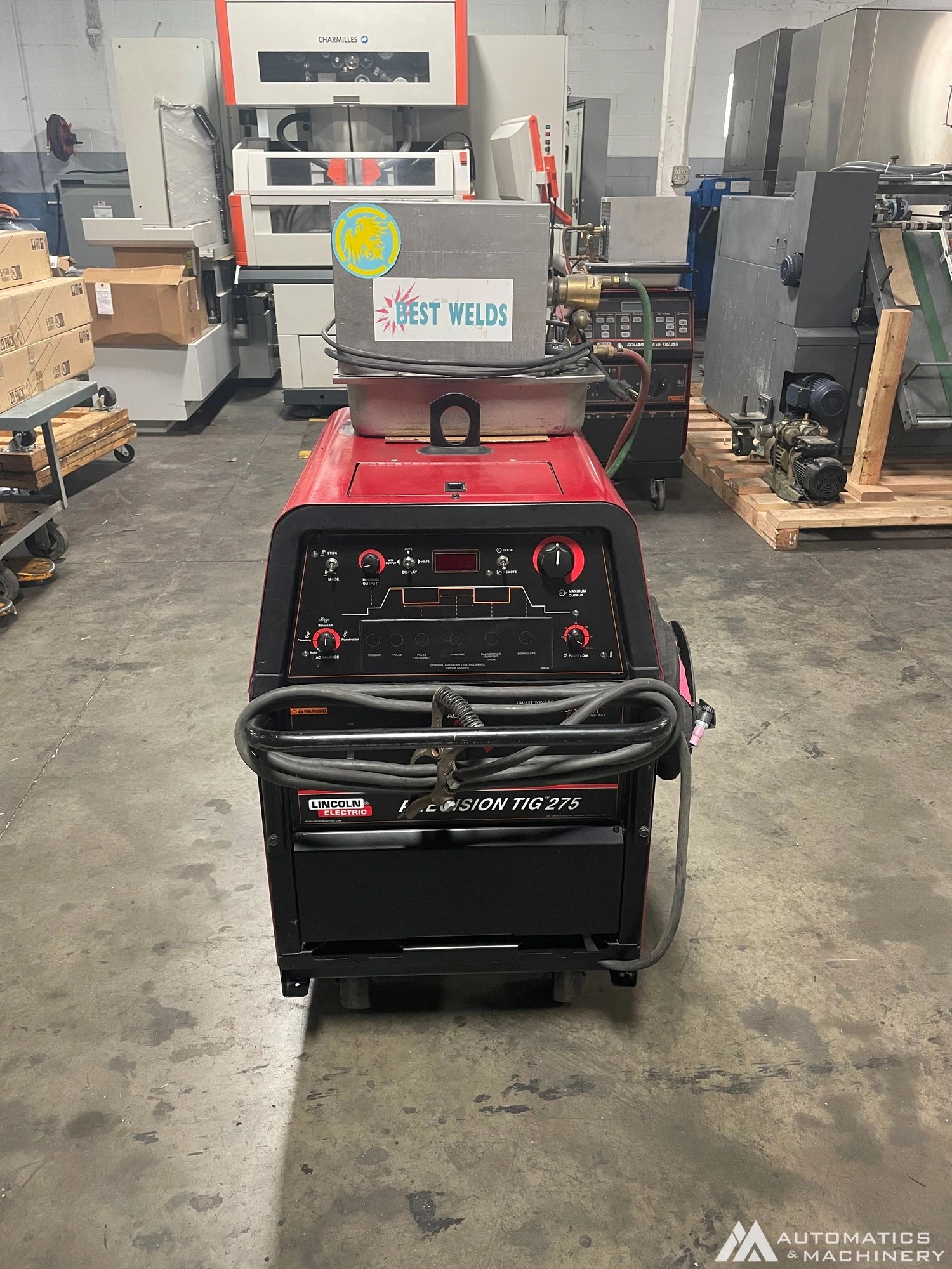 Used Lincoln Electric Precision Tig 275 603322 | Automatics & Machinery Co.
