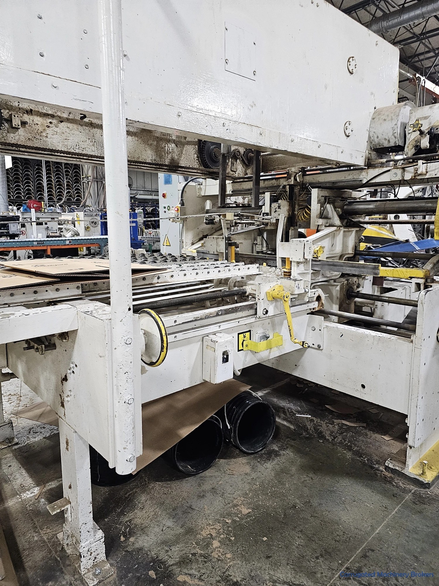 Used S & S ZLR Flexo Folder Gluer 71744 Corrugated Machinery Brokers