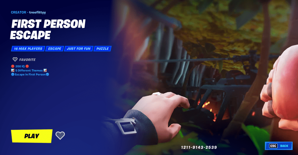 Best Fortnite Escape Room Codes & Maps (2023)