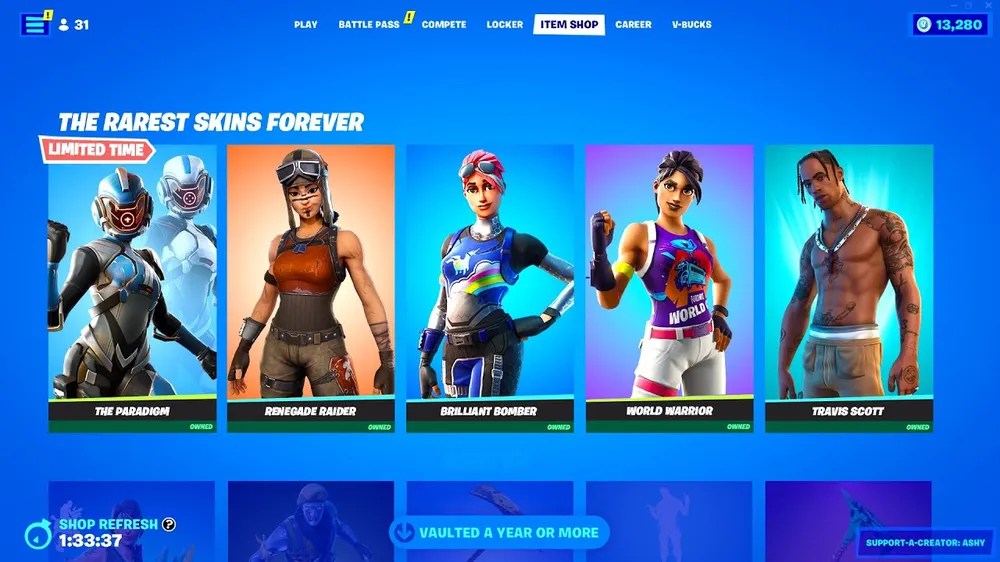 What is the rarest Fortnite skin? Top 15 list in 2024
