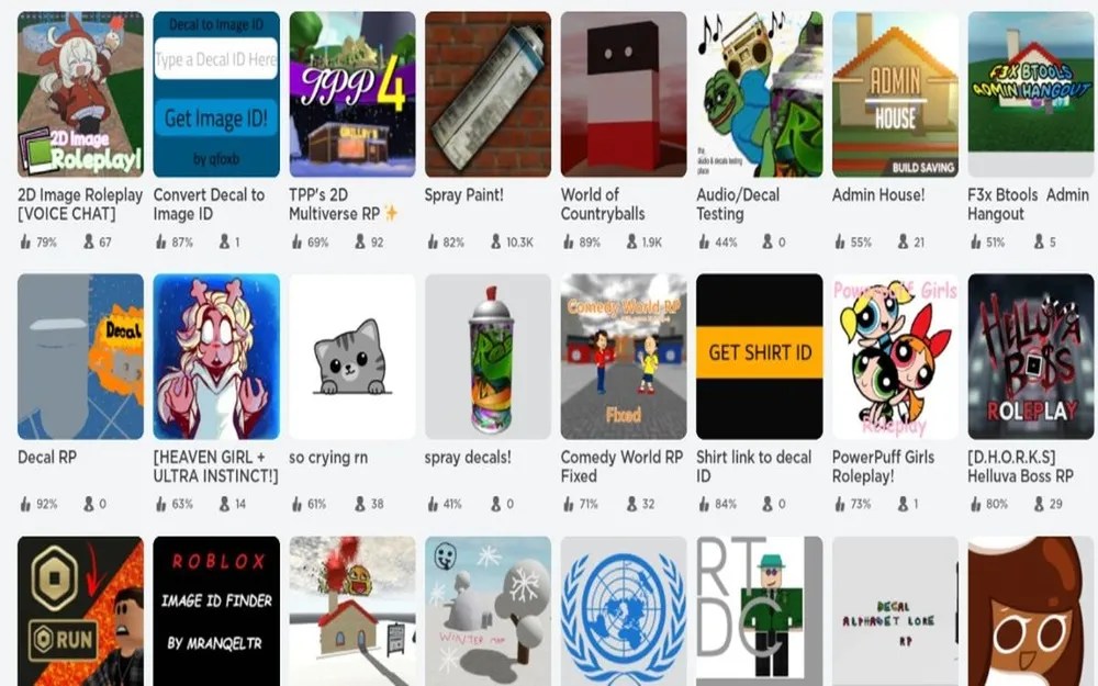 All Roblox Decal ID Codes in 2024