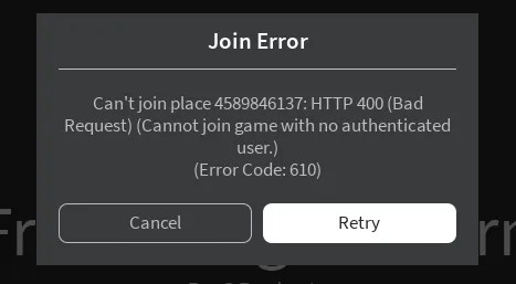How To Fix Roblox Error Code 610
