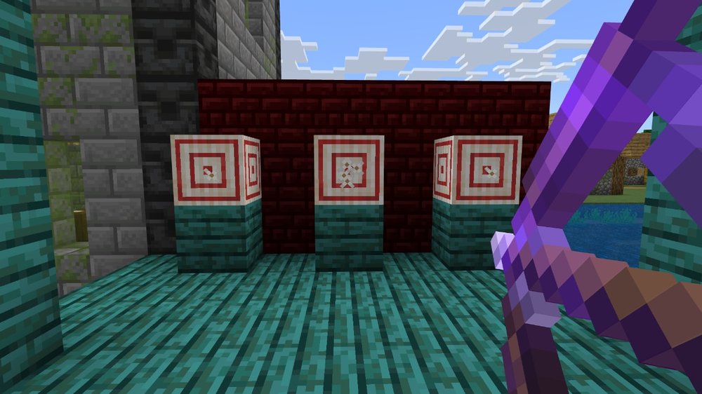 Minecraft Bow Repair Anvils, Crafting Tables, and Grindstones