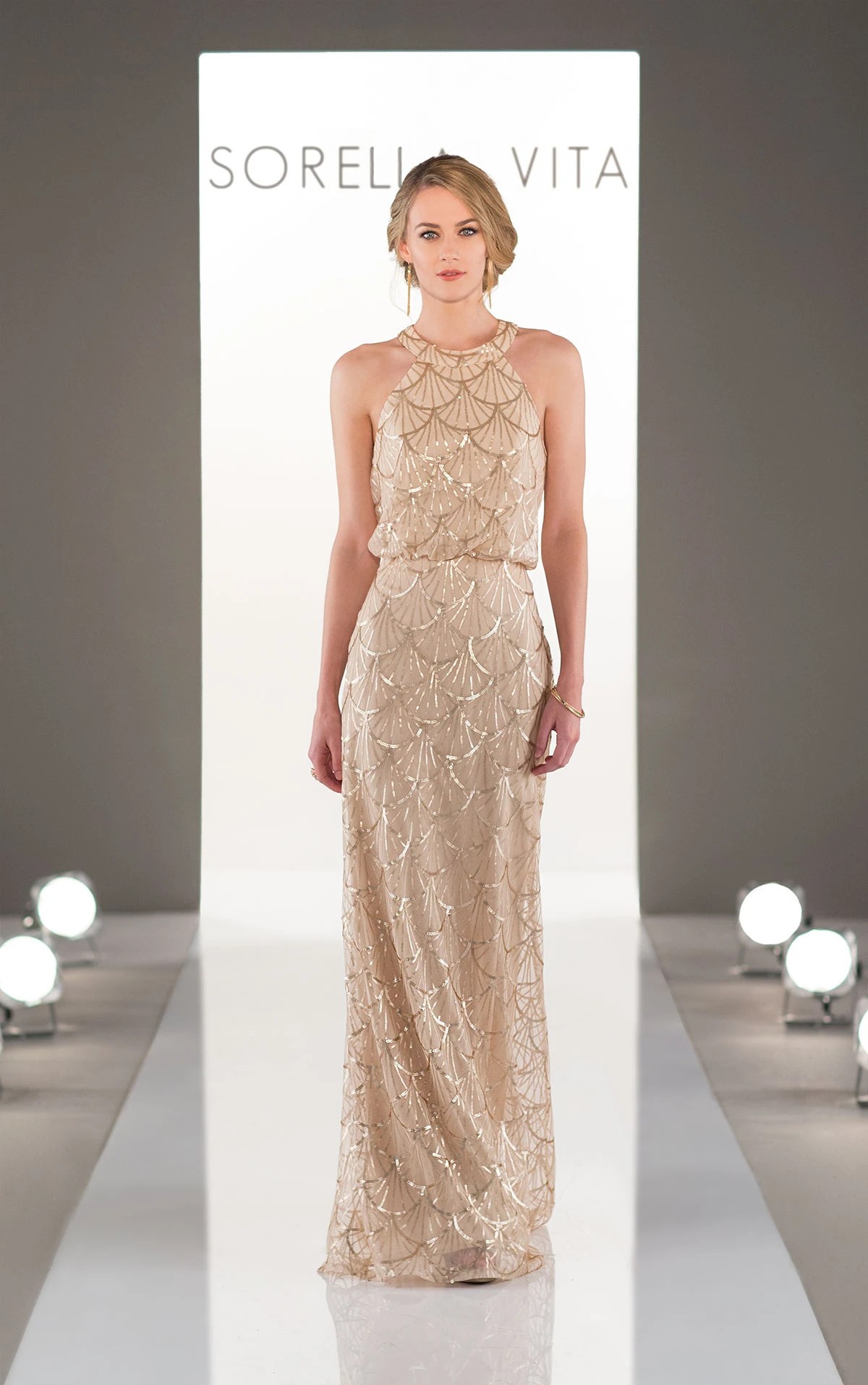 Modern Sequin Bridesmaid Dress Sorella Vita Bridesmaid Dresses