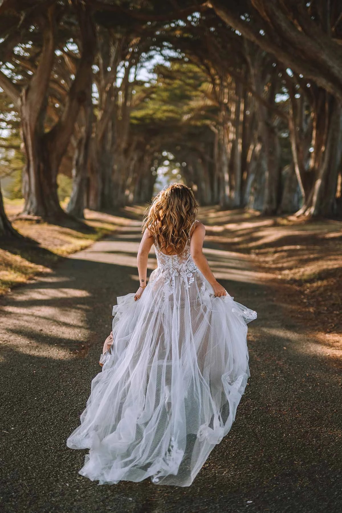 FLORAL WEDDING DRESS with Bohemian Lace All Who Wander