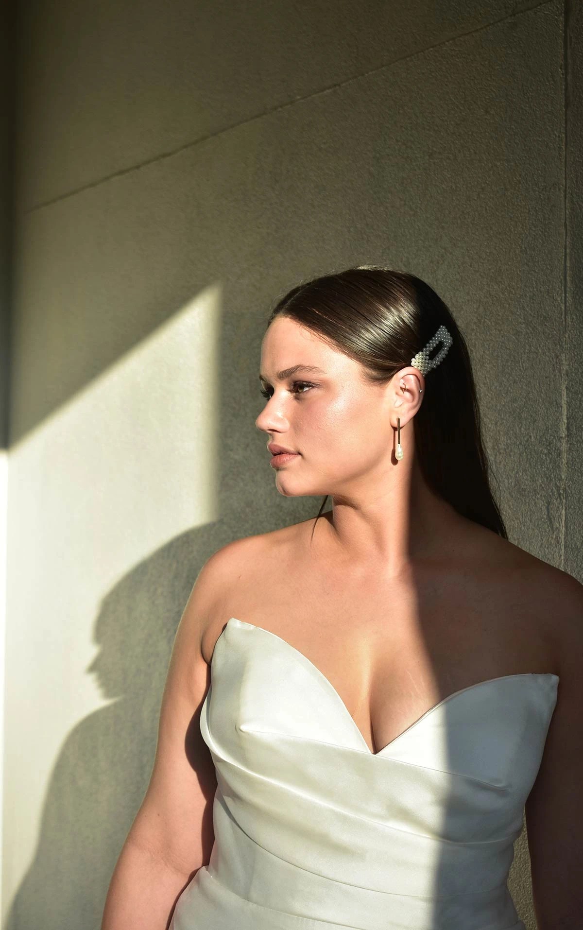 1486+ Martina Liana Glamorous Plus Size FitandFlare Wedding Dress