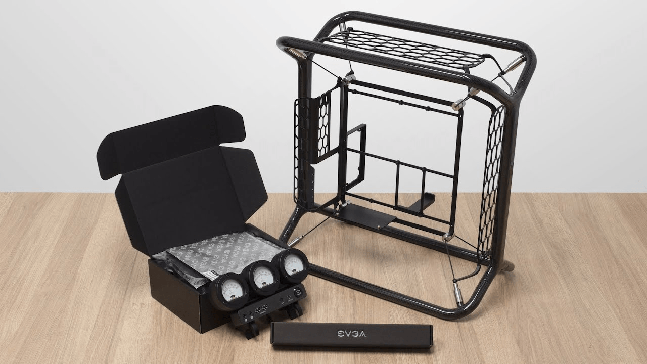 EVGA's E1 Carbon Fiber PC Case eTeknix