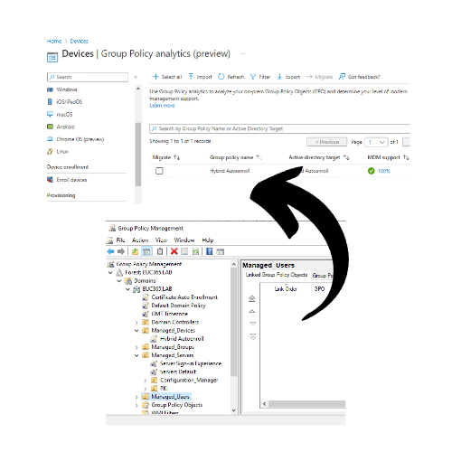 Import GPOs to Group Policy Analytics using Graph API EUC365 Cloud