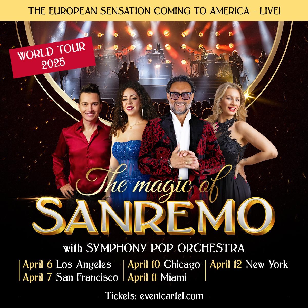 Tickets for The Magic of Sanremo Italian Music Like You've Never Felt Before in New York