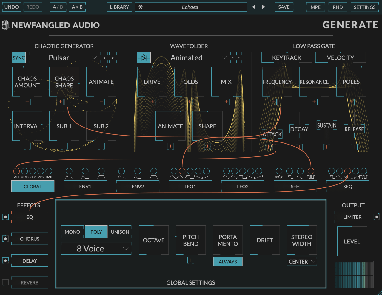 Generate Software Synth VST Plugin Newfangled Audio Eventide