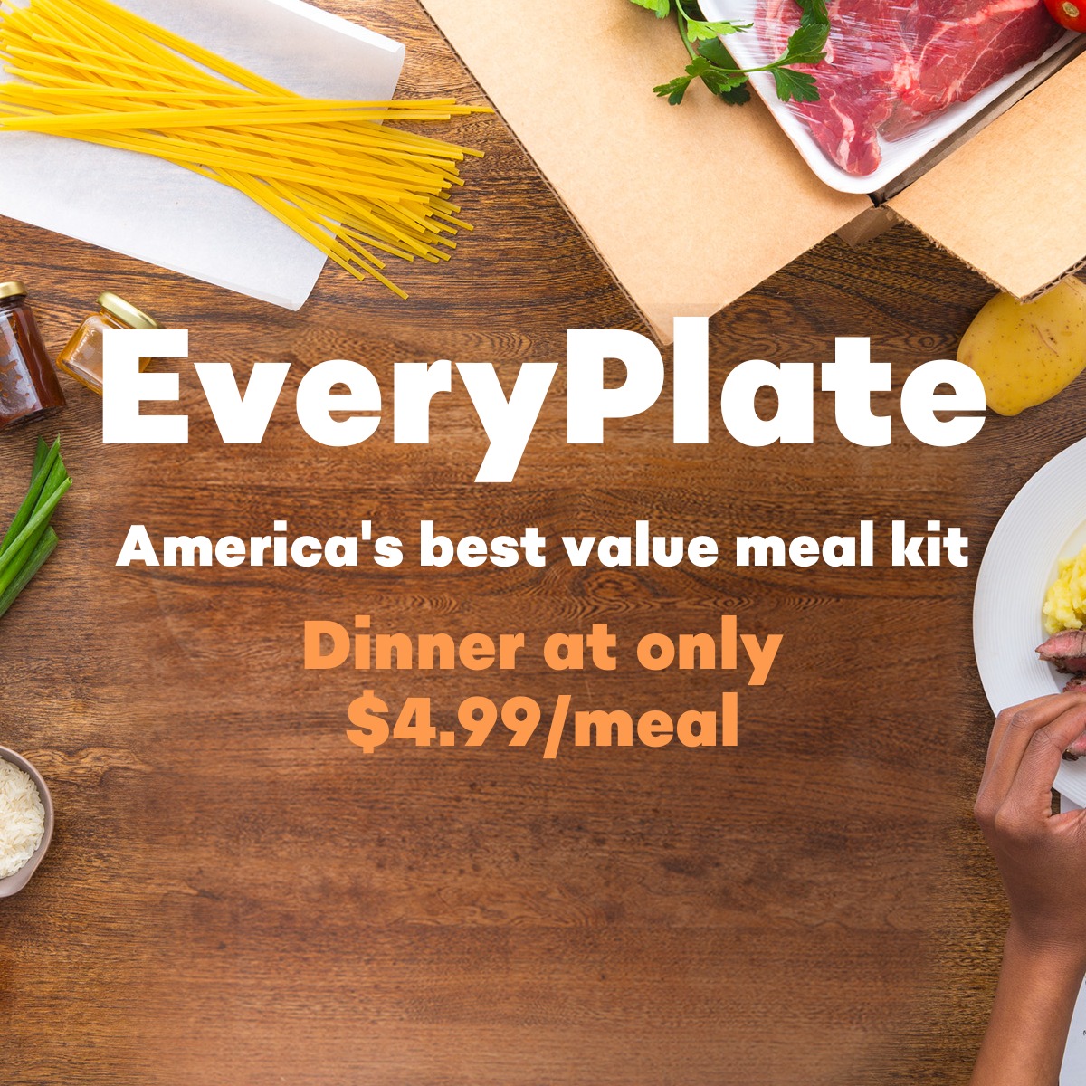 EveryPlate The Affordable Meal Kit for Everyone