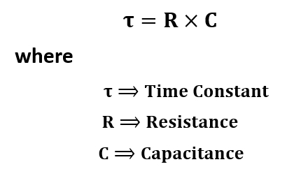 Capacitor Time Constant Calculator