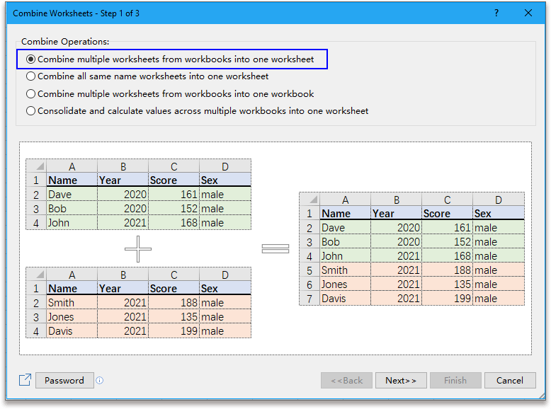 Excel Tutorial Combine Multiple Workbooks/Worksheets into One