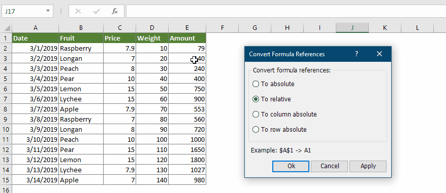 Excel Formula Absolute Cell Reference Shortcut