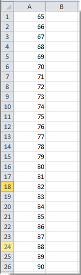 Declare a list (or array as i call it in other langs) of alphabet='a', 'b',.'z' their index position is already their positions.so, the position of 'a' is 0. How to create alphabetical series list in Excel?