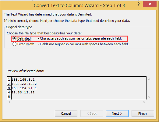 How to extract string from IP address in Excel?