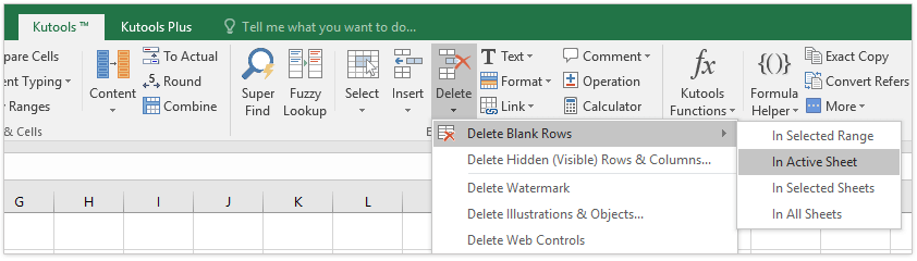 How to quickly insert multiple blank rows or columns in Excel at once?
