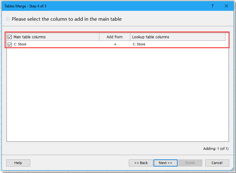 How to merge two tables by matching a column in Excel?