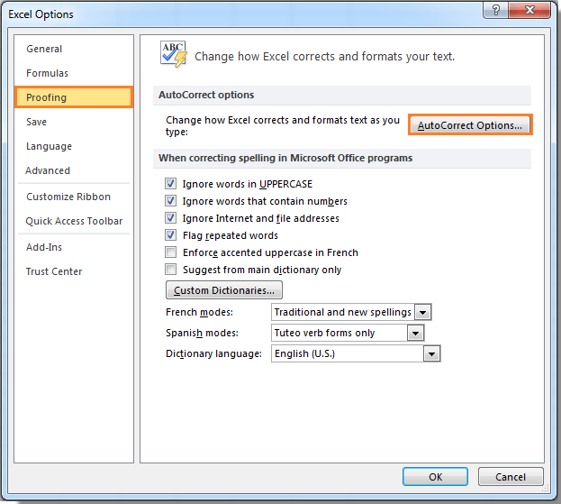How to stop autocorrect (c) to © only in Excel？