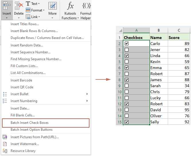 How to sum / count checked checkboxes in Excel?