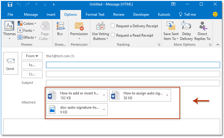 How to copy attachment to another email in Outlook?