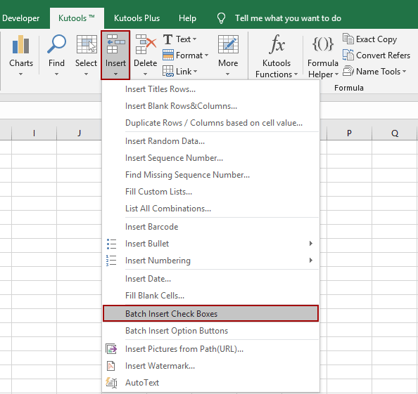 How To Insert Checkbox In Multiple Cells Printable Templates