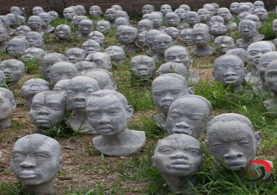 Meet Kwame AkotoBamfo, the sculptor behind the 7,000 faces of dead