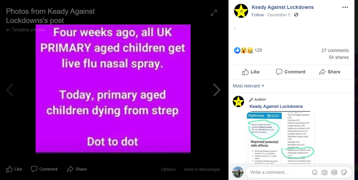 No Evidence Flu Vaccine Increases Strep A Infections, Contrary to