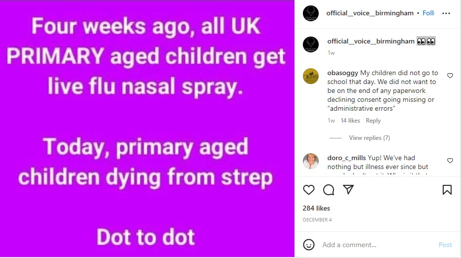 No Evidence Flu Vaccine Increases Strep A Infections, Contrary to