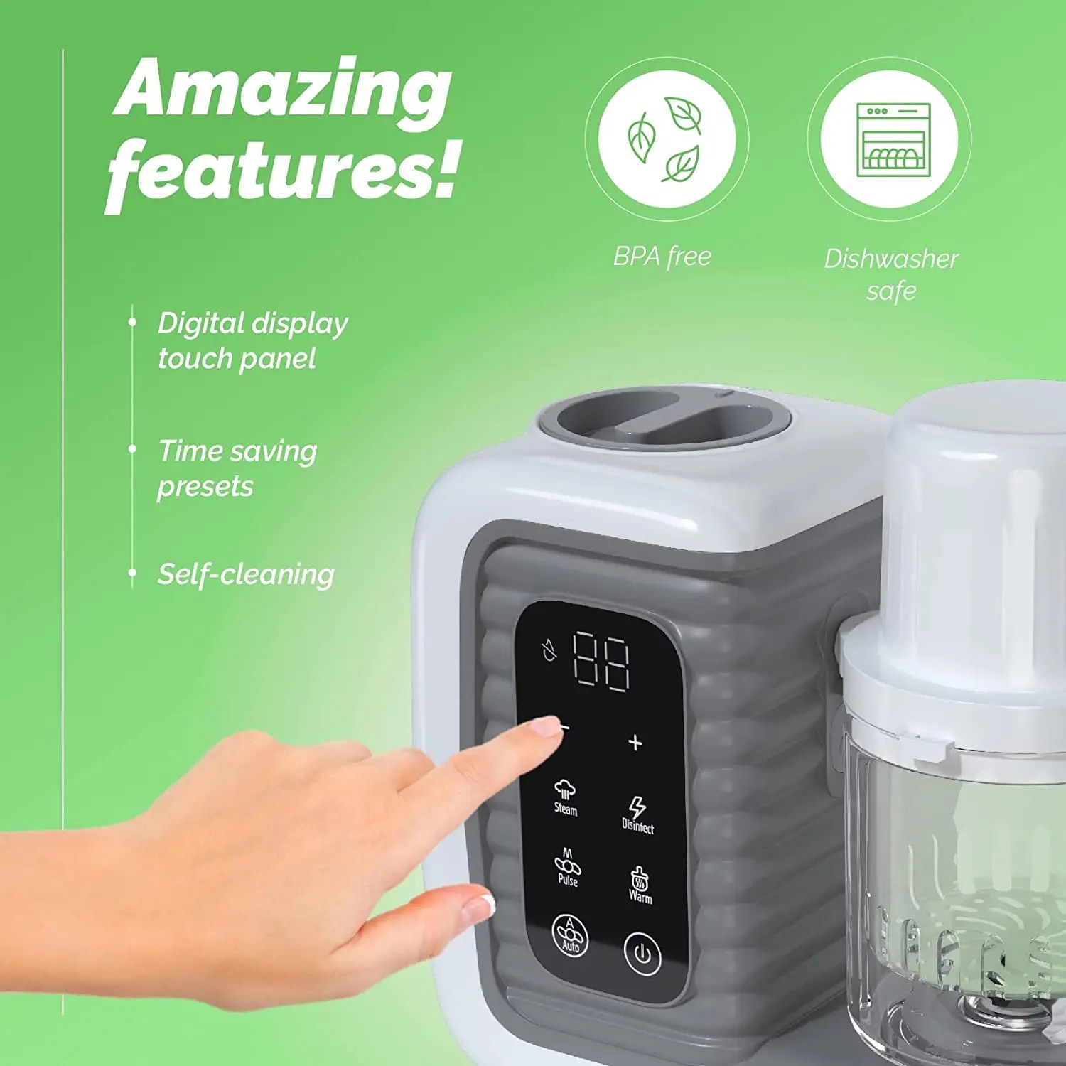 Wholesale Children of Design 8 in 1 Smart Baby Food Maker & Processor