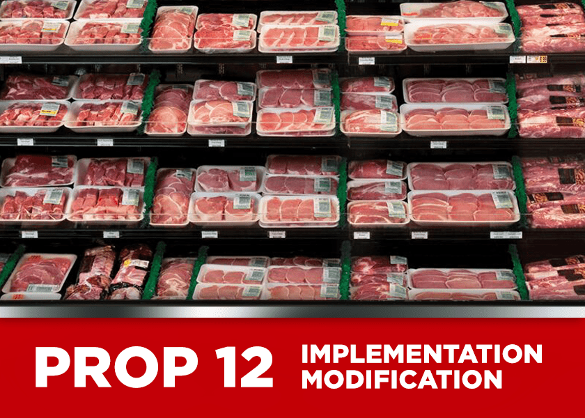 The Real Facts About Prop 12 Implementation Modification Pork Business