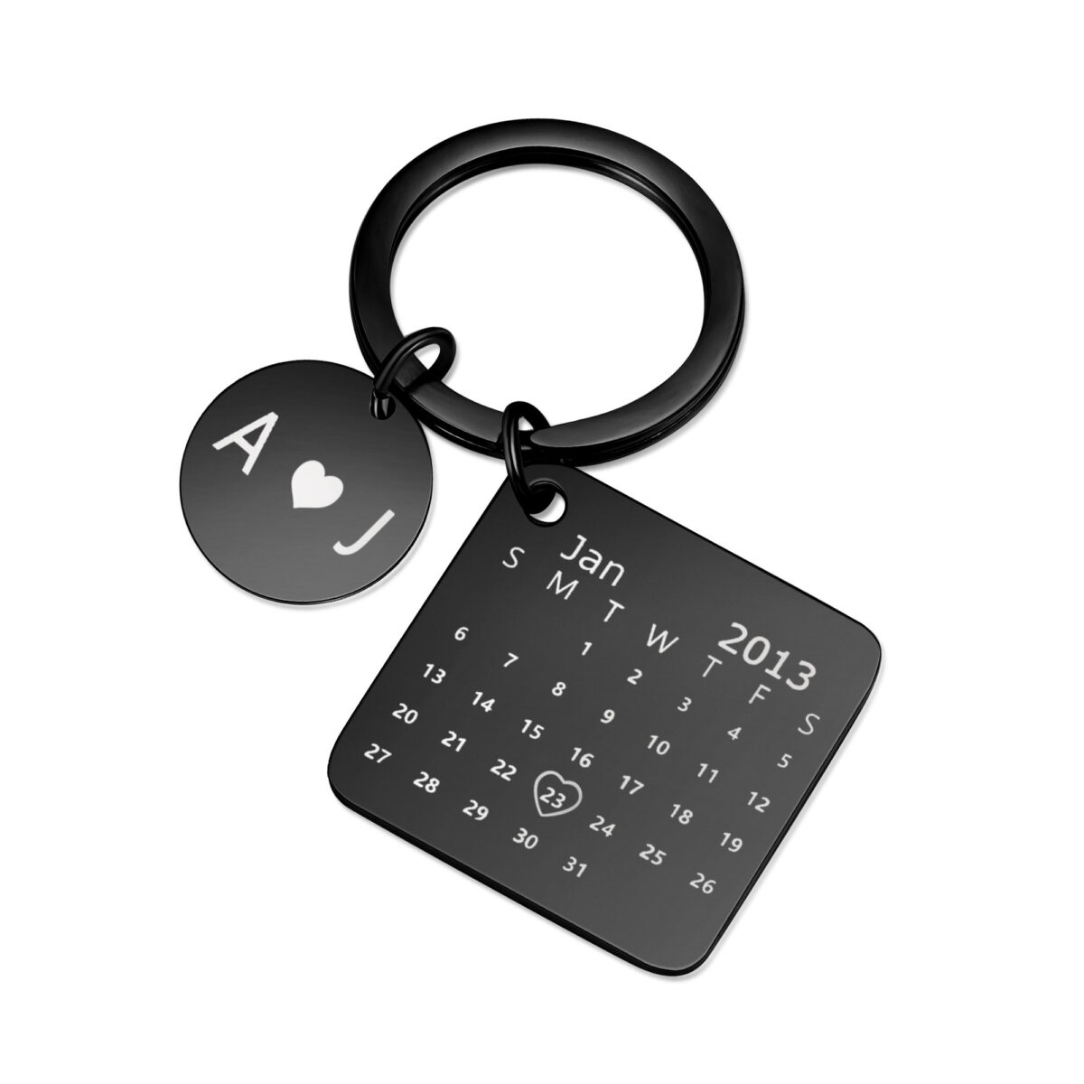 Calendar Keychain [Personalized with Date] FARUZO