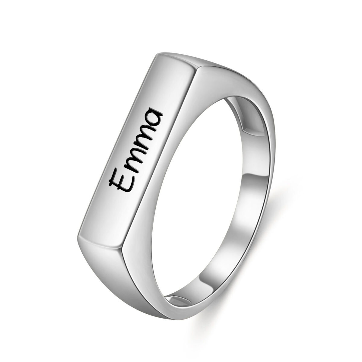 Stackable Name Ring Gold & Silver [Personalized] FARUZO