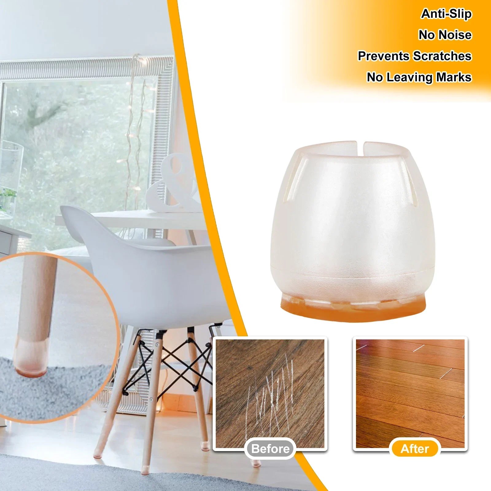 Silicone Chair Leg Covers