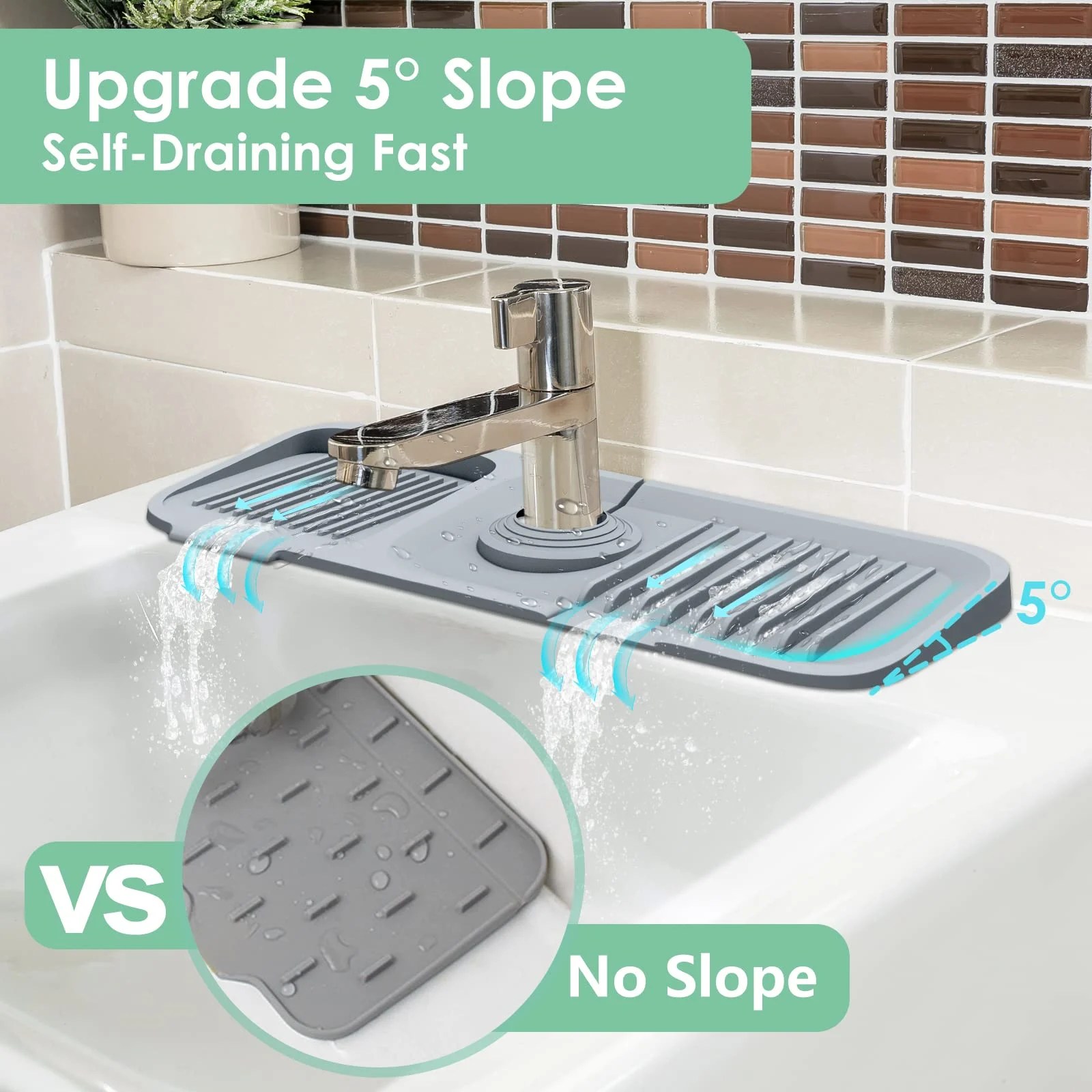 Kitchen Sink Silicone Splash GuardBUY 2 GET 10 OFF ( For Kitchen and