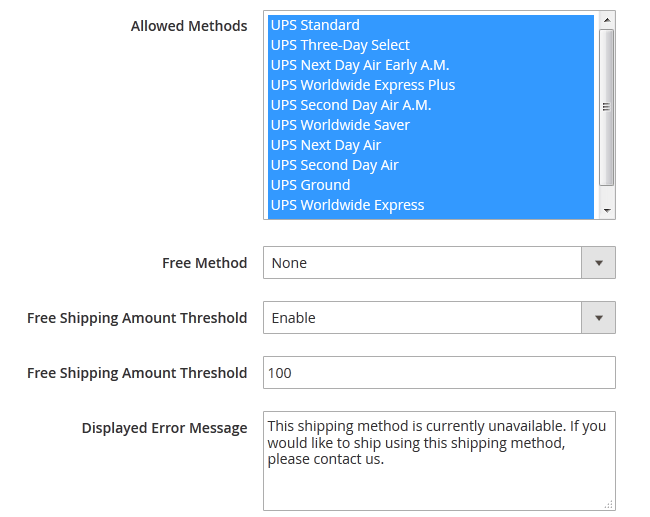 Configuring Shipping Methods Magento 2 Tutorial