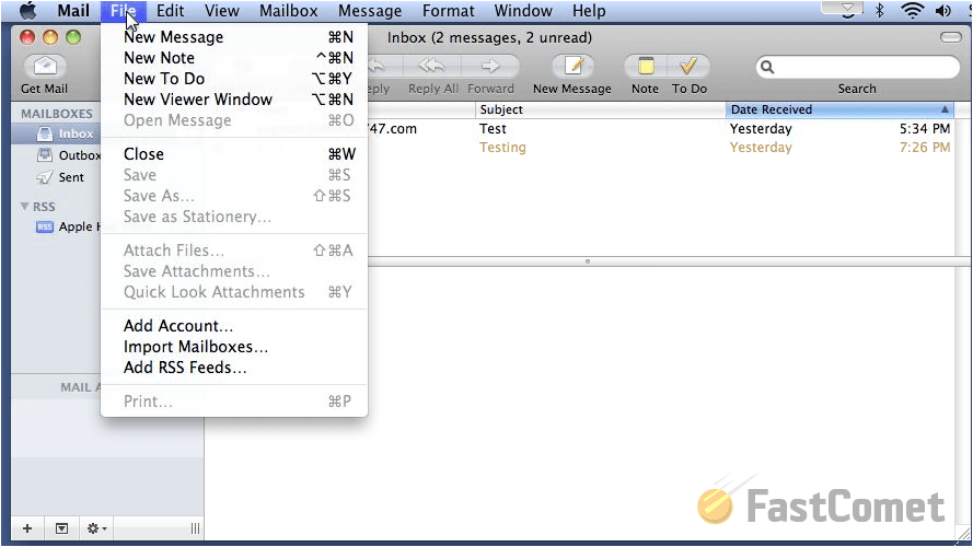 IMAP Email Configuration Apple Mail Tutorial