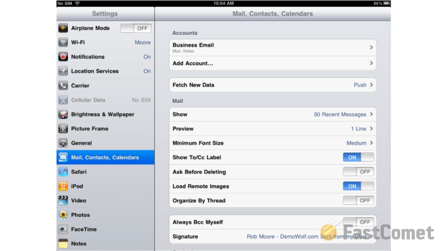 How to Setup Gmail Account iPad Tutorial