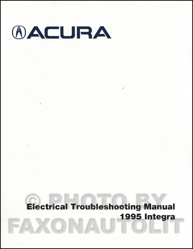 19942001 Acura Integra Original Body Repair Shop Manual