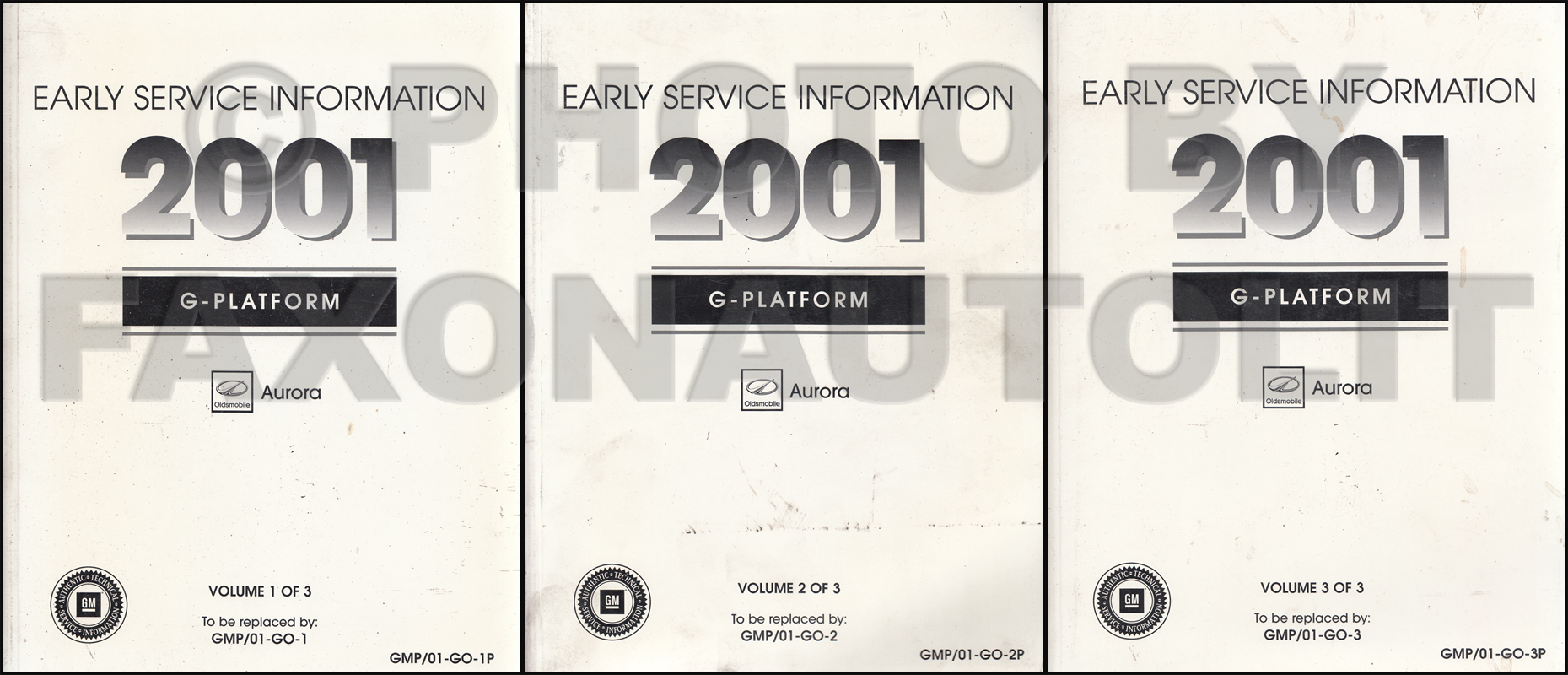 2001 Oldsmobile Aurora Preliminary Repair Shop Manual