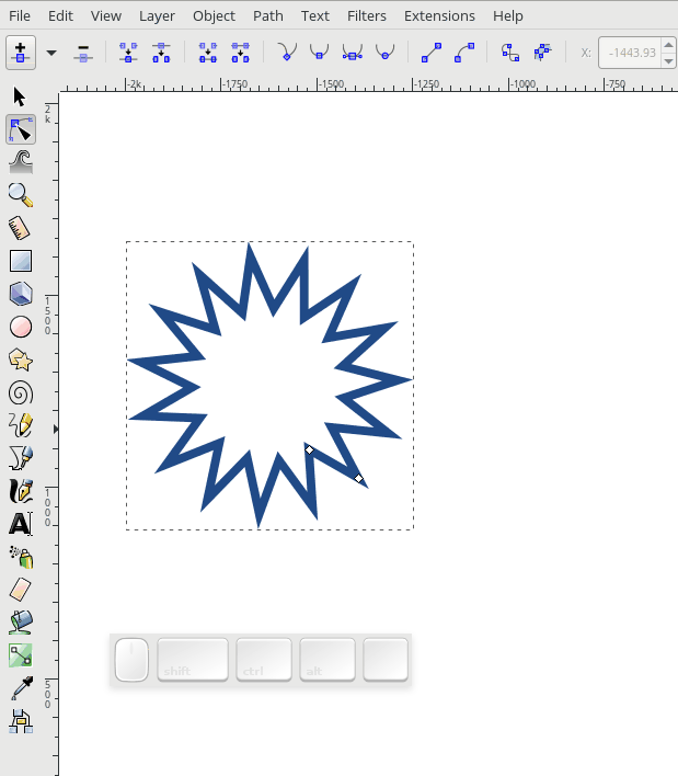 Inkscape creating and using paths LaptrinhX
