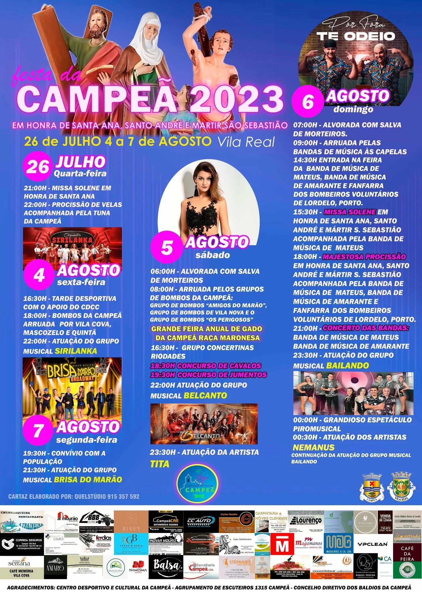 Festa em Honra de Santa Ana 2023 Campeã